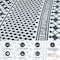 World Rug Gallery Contemporary Bohemian Geometric Reversible Recycled Plastic 5' X 7' Blue Outdoor Rug 6073BLUE5X7 - alternate 7